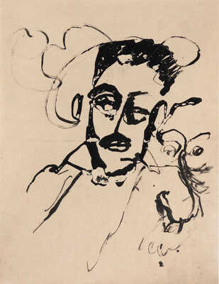 Зверев Анатолий Тимофеевич. Мужчина с усиками 